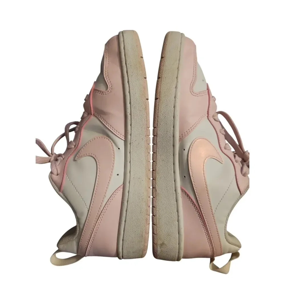Nike Court Borough Low Recraft GS White Pink / DV5456 105 / Youth 6, Women's 7.5